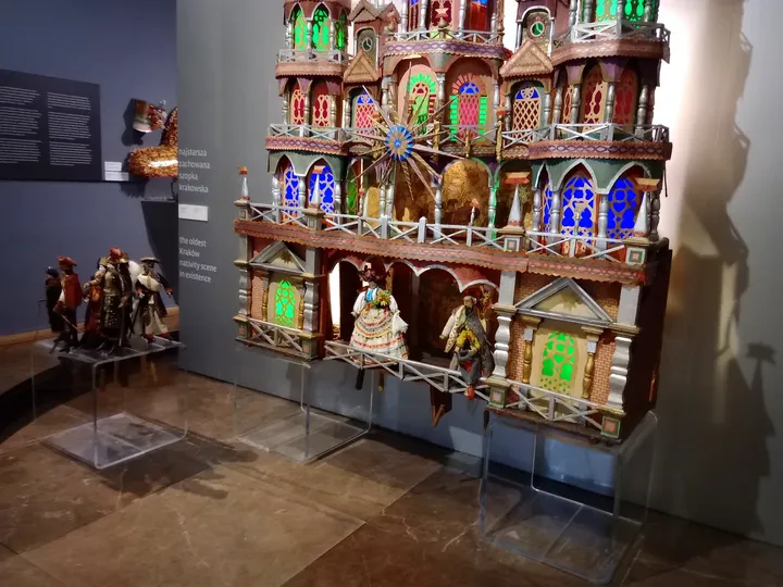 Painted furnishings in the exhibition at Ethnographic Museum, Kraków