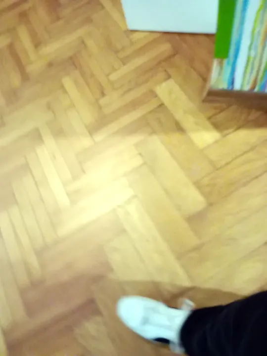 Parquet floor within the galleries at Ethnographic Museum, Kraków