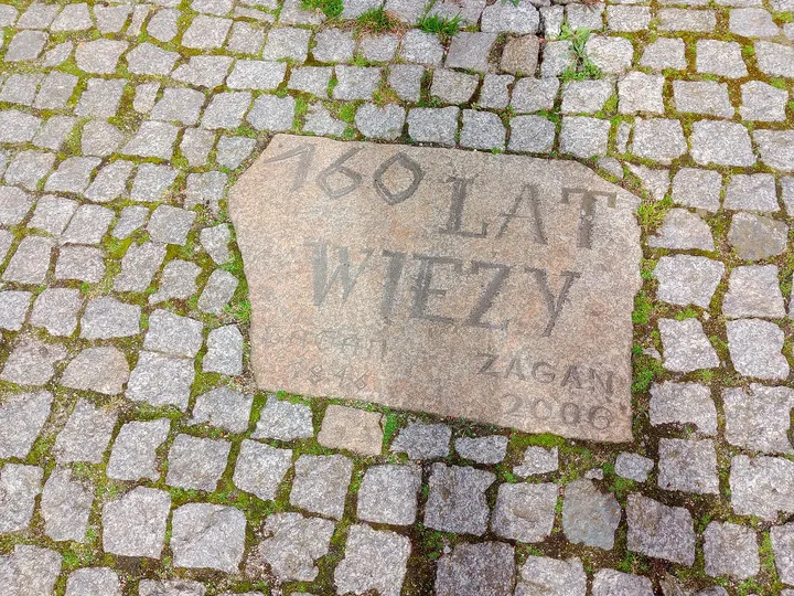 Stepped upper part of the tower at Former Protestant church tower, Żagań