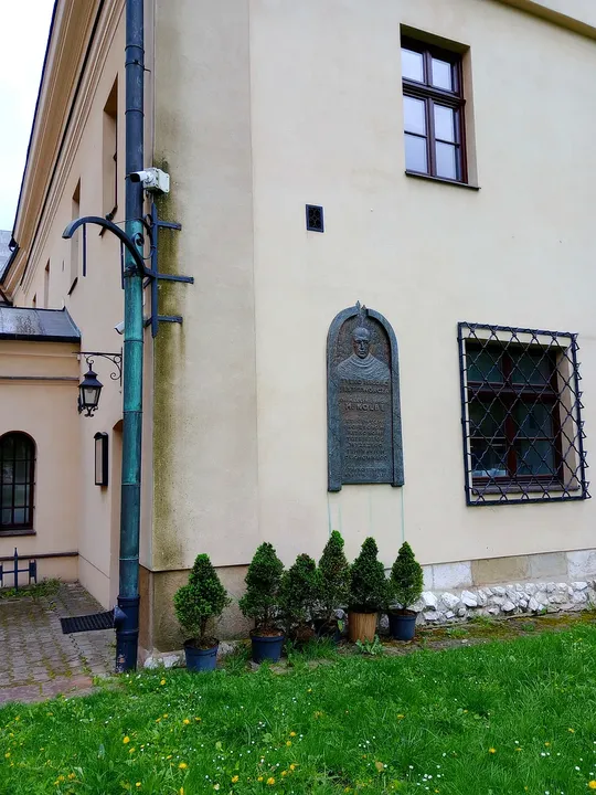 The narrow lane beside the buildings at Franciscan monastery, Kraków