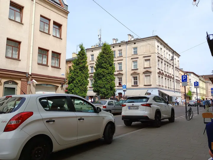 The hotel and neighbouring buildings at Great Polonia Kraków Kazimierz