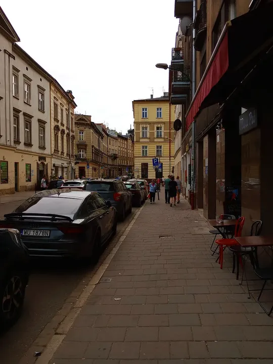The street outside the hotel at Hotel Kazimierz