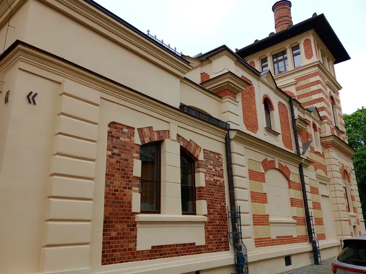 A smaller brick theatre building at Juliusz Słowacki Theatre