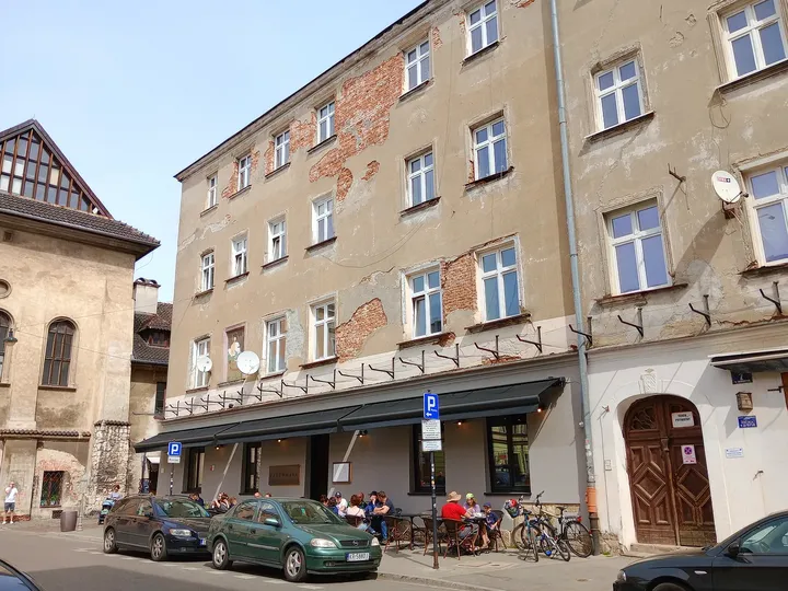Street frontages in Kazimierz at Kazimierz Jewish heritage trail