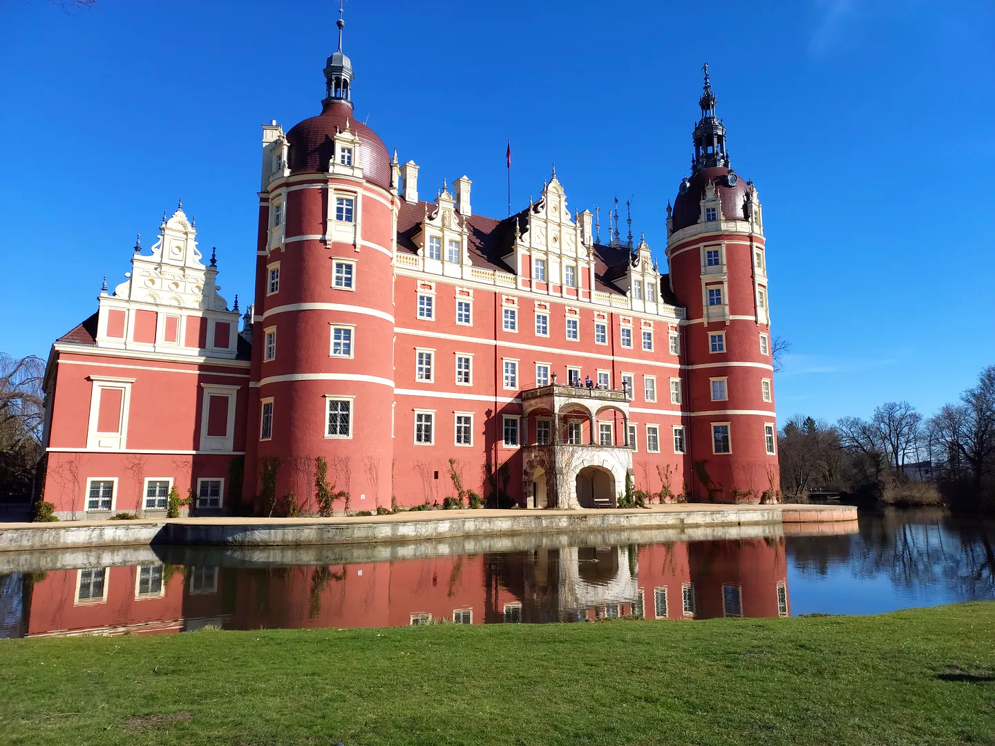 New Castle in the German part of Muskau Park