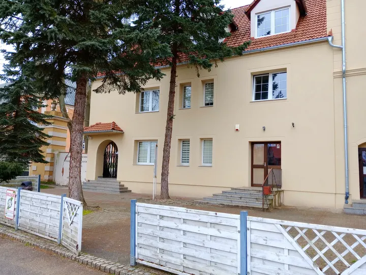 The building beside the grounds at Paradyż monastery and seminary