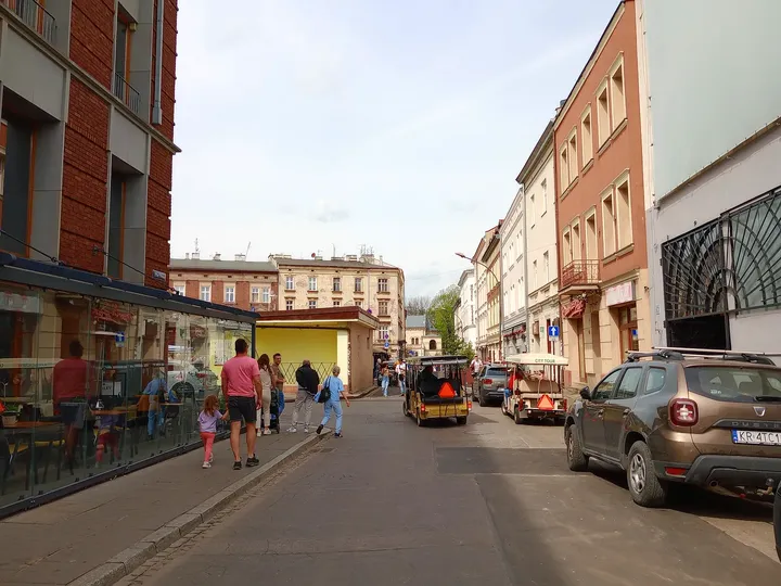 The streets approaching Plac Nowy at Plac Nowy, Kazimierz