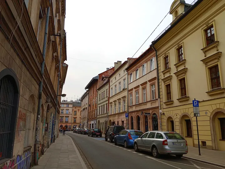 The lane beside the square at Plac Nowy, Kazimierz