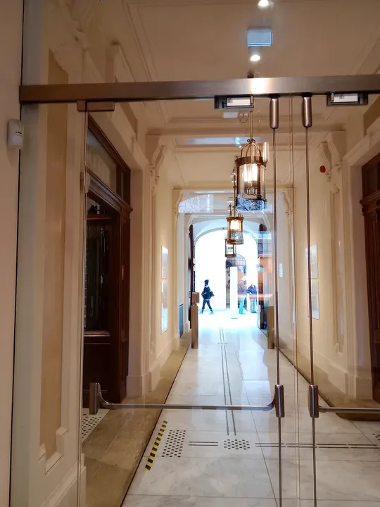 Corridor towards the museum rooms at Princes Czartoryski Museum