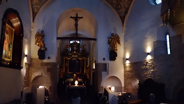 Central altar beneath the dome at Saint Adalbert’s Church, Kraków