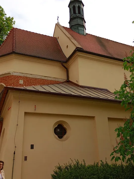 The side wall and small upper opening at Saint Giles’ Church, Kraków
