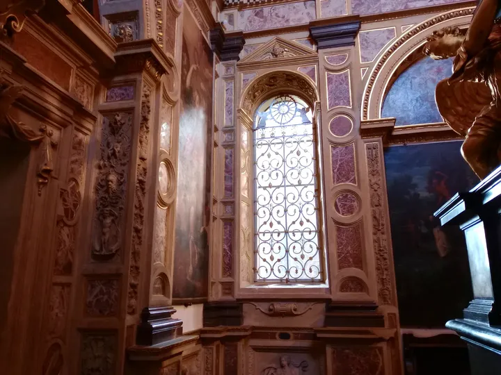 The upper chapel interior at Saint Hyacinth’s shrine