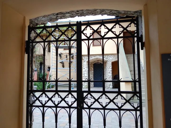 A grille at an interior doorway at Saint Joseph’s Church, Podgórze