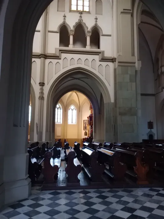 The organ gallery above the nave at Saint Joseph’s Church, Podgórze
