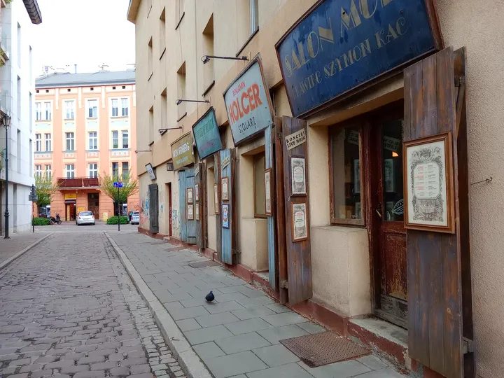 Street view towards the open space at Szeroka Street