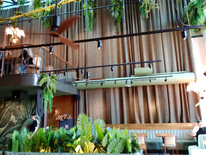 Planting around the upper interior at Woosabi